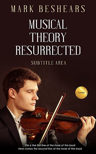 3D mockup of Night Rider #5521 - Premade Music Book Cover | BookCoverZone