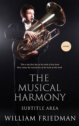 3D mockup of Woodsmoke #5533 - Premade Music Book Cover | BookCoverZone