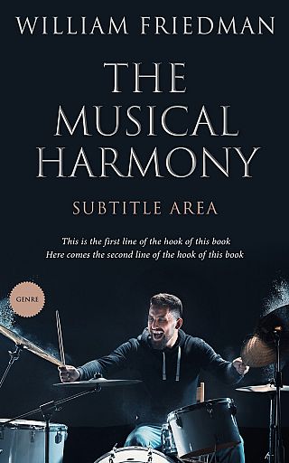 3D mockup of Aztec #5536 - Premade Music Book Cover | BookCoverZone
