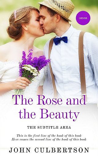 3D mockup of Pearl Bush #5706 - Premade Romance Book Cover | BookCoverZone