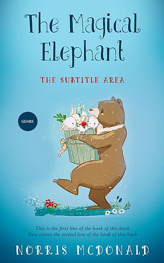 3D mockup of Viking #5741 - Premade Children's Book Cover | BookCoverZone