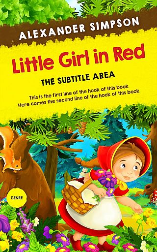 3D mockup of Green Pea #5761 - Premade Children's Book Cover | BookCoverZone