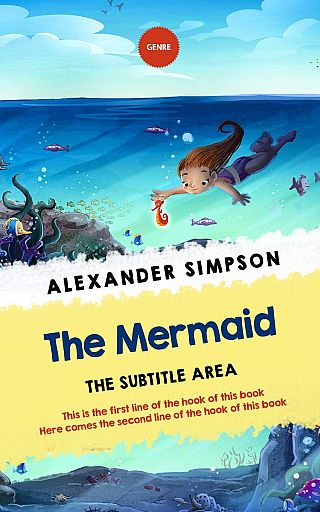 3D mockup of Matisse #5766 - Premade Children's Book Cover | BookCoverZone