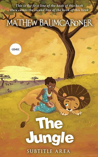 3D mockup of Tussock #5771 - Premade Children's Book Cover | BookCoverZone
