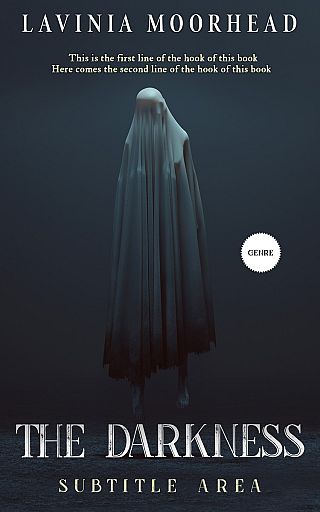 3D mockup of Charade #5839 - Premade Horror Book Cover | BookCoverZone