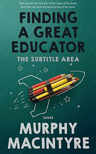 3D mockup of Elephant #6164 - Premade Education Book Cover | BookCoverZone
