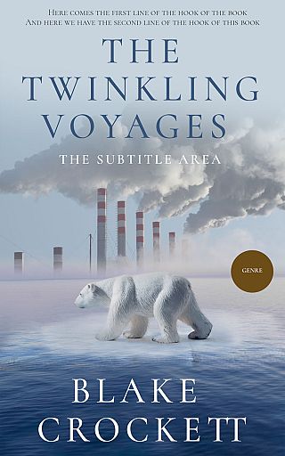 3D mockup of Cadet Blue #6329 - Premade Environment & Ecology Book Cover | BookCoverZone