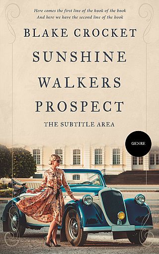 3D mockup of Cape Cod #6404 - Premade Historical Book Cover | BookCoverZone