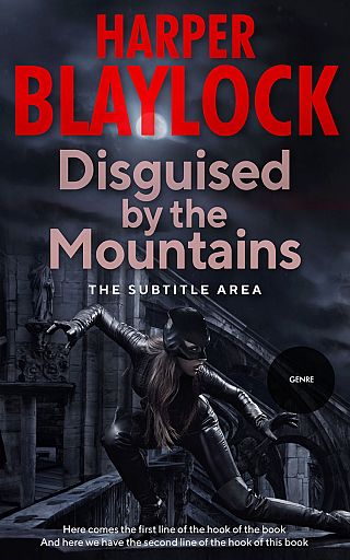 3D mockup of Ebony Clay #6732 - Premade Action & Adventure Book Cover | BookCoverZone
