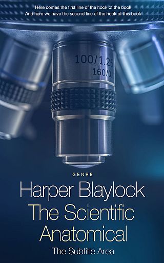3D mockup of Cello #6807 - Premade Medical Book Cover | BookCoverZone