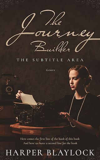 3D mockup of Cocoa Brown #6934 - Premade Historical Book Cover | BookCoverZone