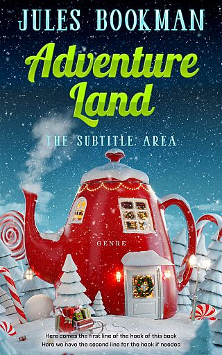 3D mockup of Nile Blue #7121 - Premade Children's Book Cover | BookCoverZone