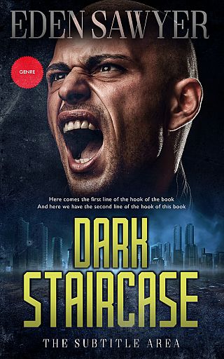 3D mockup of Shark #7344 - Premade Mystery & Thriller & Suspense Book Cover | BookCoverZone