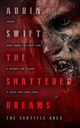 3D mockup of Paco #7424 - Premade Horror Book Cover | BookCoverZone