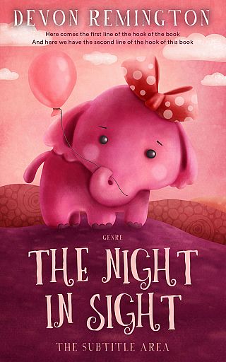 3D mockup of Stiletto #7542 - Premade Children's Book Cover | BookCoverZone