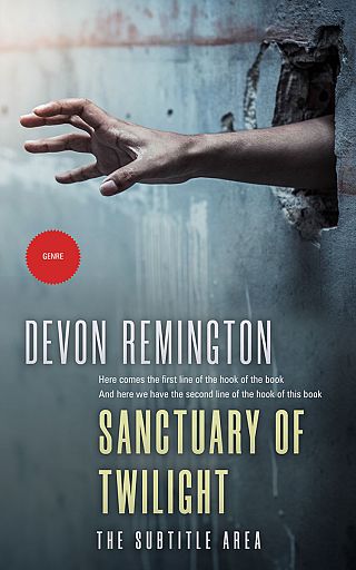 3D mockup of River Bed #7600 - Premade Horror Book Cover | BookCoverZone