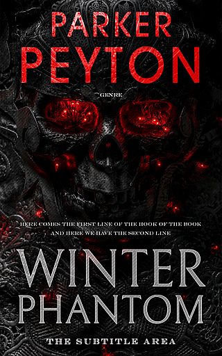 3D mockup of Cod Gray #7649 - Premade Horror Book Cover | BookCoverZone