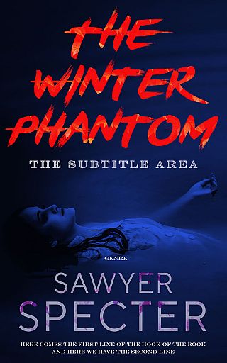 3D mockup of Blue Zodiac #7696 - Premade Horror Book Cover | BookCoverZone