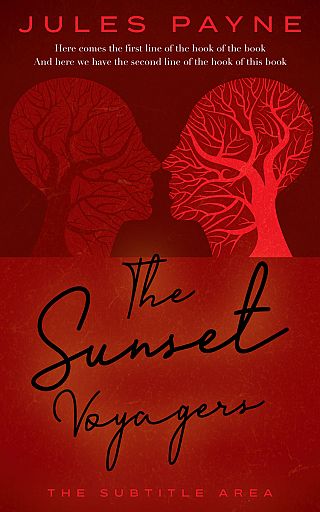 3D mockup of Dark Burgundy #7850 - Premade Romance Book Cover | BookCoverZone