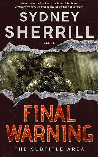 3D mockup of Oil #8019 - Premade Action & Adventure Book Cover | BookCoverZone