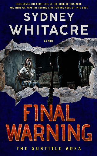 3D mockup of Sandal #8028 - Premade Mystery & Thriller & Suspense Book Cover | BookCoverZone