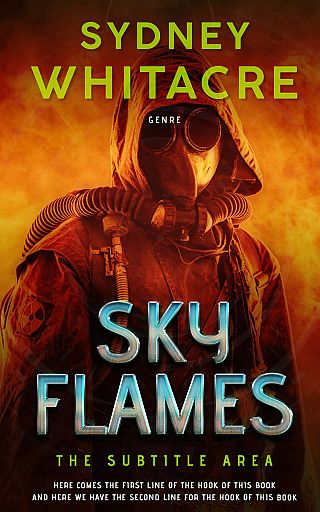 3D mockup of Clinker #8065 - Premade Apocalyptica Book Cover | BookCoverZone