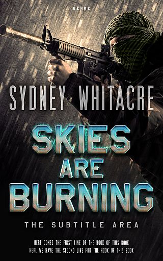 3D mockup of Nomad #8105 - Premade Action & Adventure Book Cover | BookCoverZone