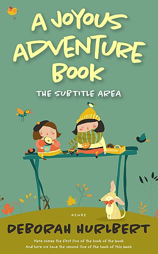 3D mockup of Oxley #8345 - Premade Children's Book Cover | BookCoverZone