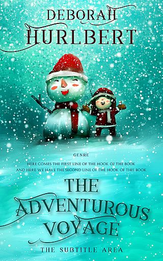 3D mockup of Turquoise #8353 - Premade Children's Book Cover | BookCoverZone