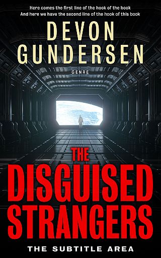 3D mockup of Cinnabar #8376 - Premade Science Fiction Book Cover | BookCoverZone
