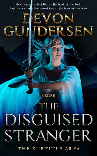 3D mockup of Ebony #8391 - Premade Fantasy Book Cover | BookCoverZone