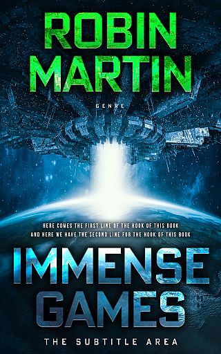 3D mockup of Black Pearl #8790 - Premade Science Fiction Book Cover | BookCoverZone