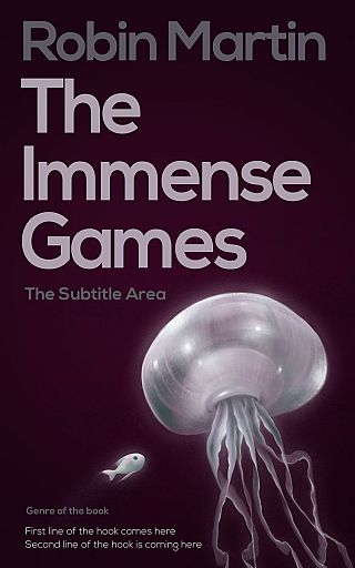 3D mockup of Aubergine #8908 - Premade Surreal Book Cover | BookCoverZone