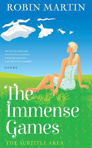 3D mockup of Curious Blue #8917 - Premade Teen & Young Adult Book Cover | BookCoverZone