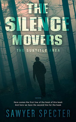 3D mockup of Gable Green #9106 - Premade Mystery & Thriller & Suspense Book Cover | BookCoverZone