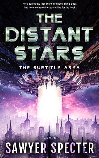 3D mockup of Thistle #9137 - Premade Science Fiction Book Cover | BookCoverZone