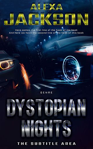 3D mockup of Ebony #9357 - Premade Action & Adventure Book Cover | BookCoverZone