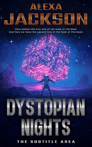 3D mockup of Bouquet #9365 - Premade Science Fiction Book Cover | BookCoverZone