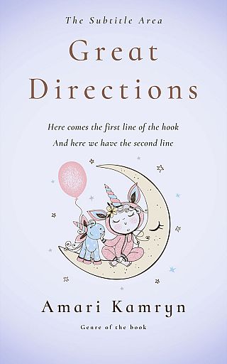 3D mockup of White Lilac #9499 - Premade Children's Book Cover | BookCoverZone
