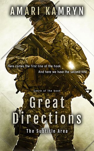 3D mockup of White Rock #9541 - Premade Action & Adventure Book Cover | BookCoverZone