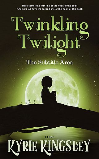 3D mockup of Pine Glade #9673 - Premade Surreal Book Cover | BookCoverZone