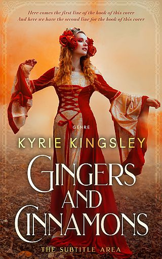 3D mockup of Metallic Copper #9683 - Premade Fantasy Book Cover | BookCoverZone
