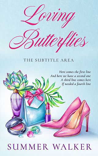 3D mockup of Botticelli #10190 - Premade Chick Lit Book Cover | BookCoverZone