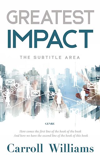 3D mockup of Tiara #10268 - Premade Business Book Cover | BookCoverZone