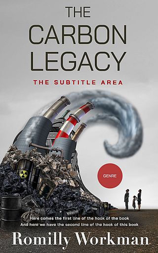 3D mockup of Silver #10284 - Premade Science & Nature Book Cover | BookCoverZone