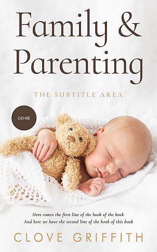 3D mockup of Ebb #10297 - Premade Family & Parenting Book Cover | BookCoverZone