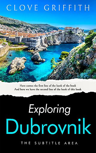 3D mockup of Bunker #10323 - Premade Travel Book Cover | BookCoverZone