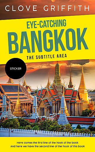 3D mockup of Lunar Green #10345 - Premade Travel Book Cover | BookCoverZone