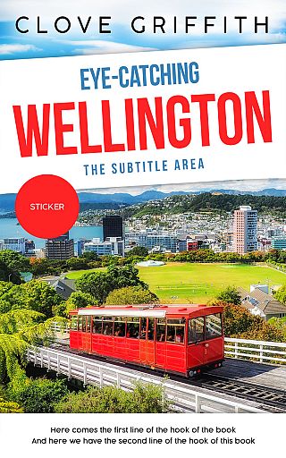 3D mockup of Quill Gray #10353 - Premade Travel Book Cover | BookCoverZone