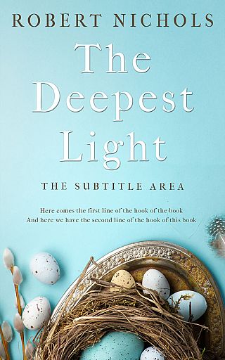 3D mockup of Powder Blue #10422 - Premade Religion & Spirituality Book Cover | BookCoverZone